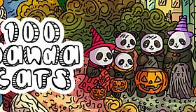 100 Panda Cats
