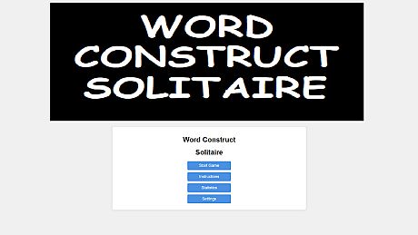 Word Construct Solitaire Game