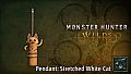 Monster Hunter Wilds - Pendant: Stretched White Cat