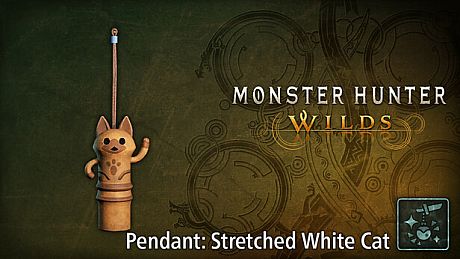 Monster Hunter Wilds - Pendant: Stretched White Cat DLC