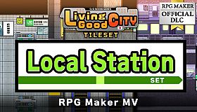 RPG Maker MV - SERIALGAMES LivingGoodCity TILESET LocalStation SET