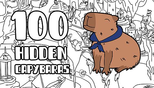 100 Hidden Capybaras