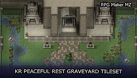 RPG Maker MZ - KR Peaceful Rest Graveyard Tileset