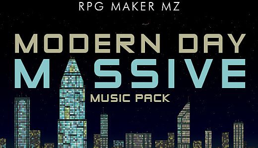 RPG Maker MZ - Modern Day Massive Music Pack