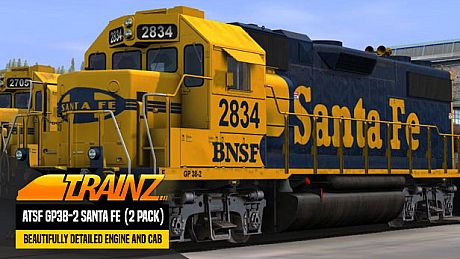 Trainz 2019 DLC: ATSF GP38-2 Santa FE (2 Pack) DLC