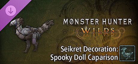 Monster Hunter Wilds - Seikret Decoration: Spooky Doll Caparison DLC