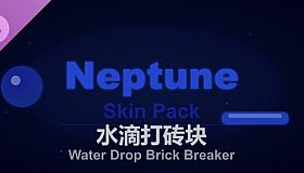 Water Drop Brick Breaker - Neptune Skin Pack
