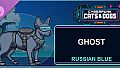 Cyberpunk Cats & Dogs - Ghost (Russian Blue)