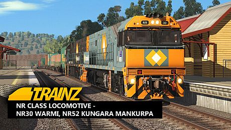 Trainz 2022 DLC - NR Class Locomotive - NR30 Warmi, NR52 Kungara Mankurpa DLC