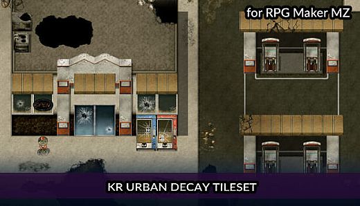 RPG Maker MZ - KR Urban Decay Tileset