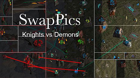 SwapPics: Knights vs Demons Game