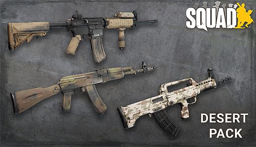 Squad Weapon Skins - Desert Camo Pack