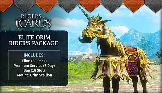 Riders of Icarus: Elite Grim Rider's Package