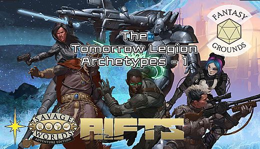 Fantasy Grounds - Savage Rifts(R): The Tomorrow Legion Archetypes - Set 1 #SWADE