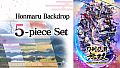 Touken Ranbu Warriors - Honmaru Backdrop 5-piece Set
