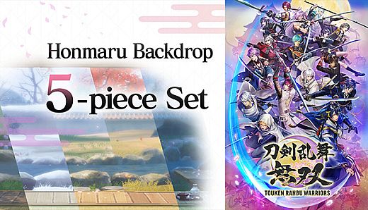 Touken Ranbu Warriors - Honmaru Backdrop 5-piece Set