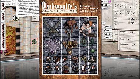 Fantasy Grounds - Darkwoulfe's Token Pack Volume 19 DLC