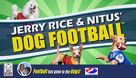Jerry Rice & Nitus' Dog Football