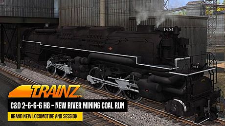 Trainz 2019 DLC: C&O 2-6-6-6 H8 - New River Mining Coal Run DLC
