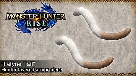 MONSTER HUNTER RISE - "Felyne Tail" Hunter layered armor piece DLC