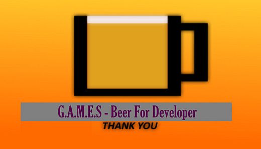 G.A.M.E.S - Beer For Developer