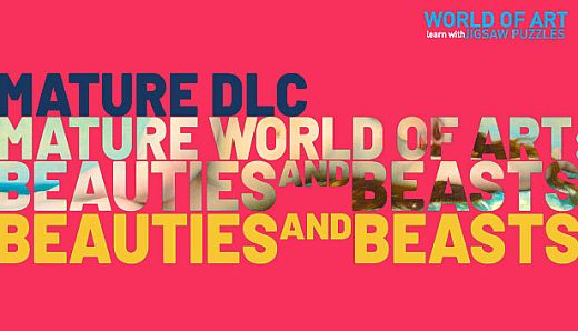 MATURE WORLD OF ART JIGSAW PUZZLES: BEAUTIES AND BEASTS