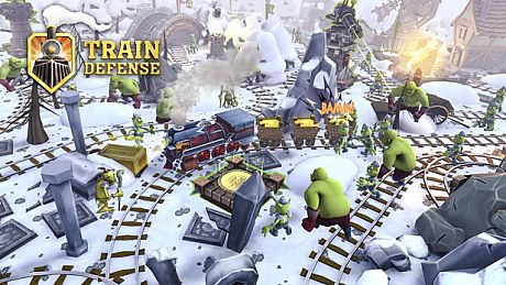 Train Defense Game