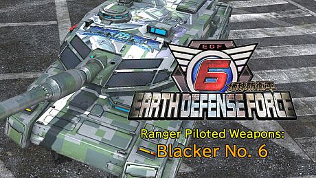 EARTH DEFENSE FORCE 6 - Ranger Piloted Weapons: Blacker No. 6 DLC