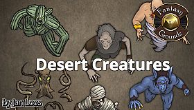 Fantasy Grounds - Jans Token Pack 02 - Desert Creatures