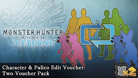 Monster Hunter: World - Character & Palico Edit Voucher: Two-Voucher Pack DLC