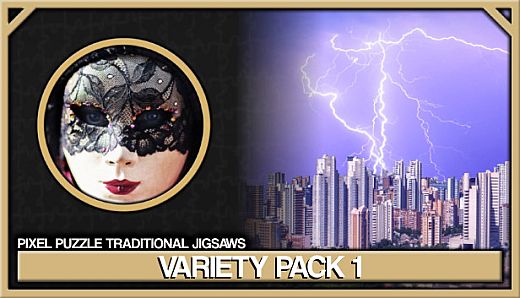 Pixel Puzzles Traditional Jigsaws Pack: Variety Pack 1