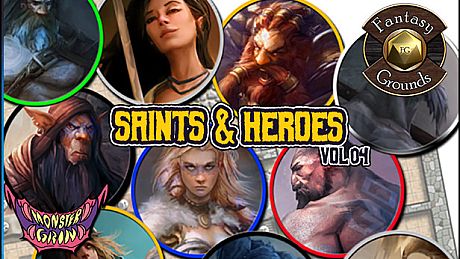 Fantasy Grounds - Saints and Heroes, Volume 4 (Token Pack) DLC
