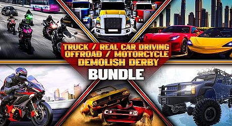 TRUCK / REAL CAR DRIVING / Offroad / Motorcycle / DEMOLISH DERBY BUNDLE Bundle