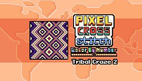 Pixel Cross Stitch - Tribal Craze Pack 2