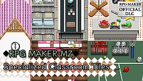 RPG Maker MZ - Specialized Classroom Tiles