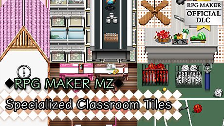 RPG Maker MZ - Specialized Classroom Tiles DLC