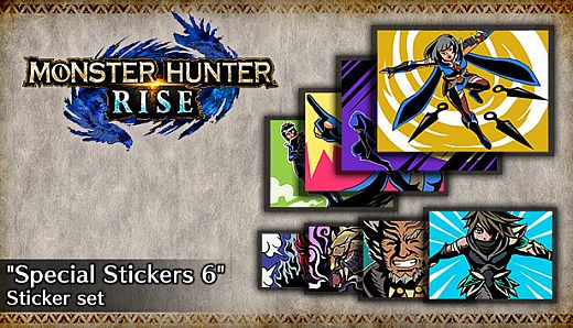 MONSTER HUNTER RISE - "Special Stickers 6" Sticker set