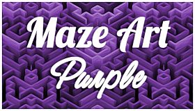 Maze Art: Purple