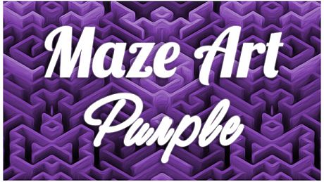 Maze Art: Purple Game