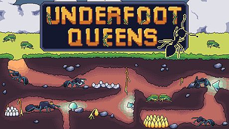 Underfoot Queens Game