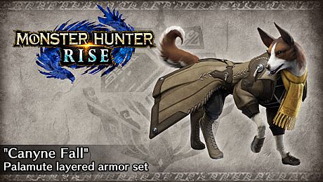 Monster Hunter Rise - "Canyne Fall" Palamute Layered Armor Set DLC