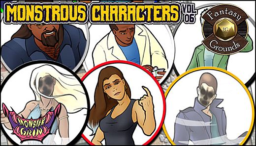 Fantasy Grounds - Monstrous Characters, Volume 6 (Token Pack)