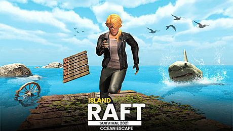 Island Raft Survival 2021: Ocean Escape Game