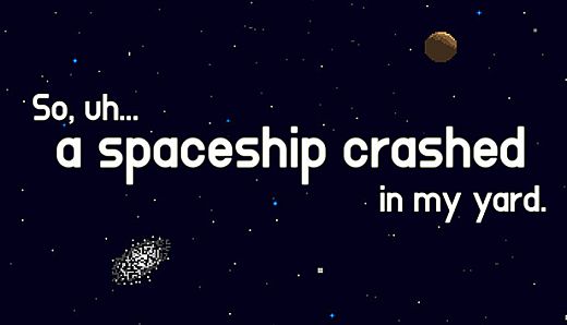 So, uh... a spaceship crashed in my yard.