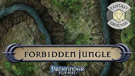 Fantasy Grounds - Pathfinder RPG - Pathfinder Flip-Mat - Forbidden Jungle DLC