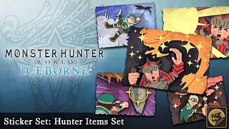 Monster Hunter: World - Sticker Set: Hunter Items Set DLC