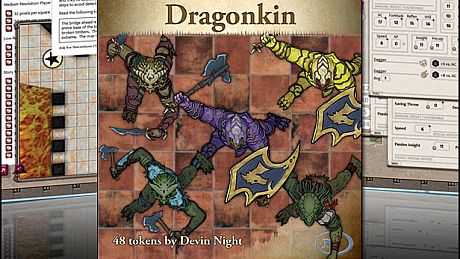 Fantasy Grounds - Dragon Kin (Token Pack) DLC