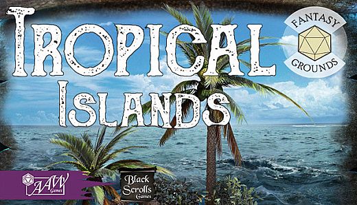 Fantasy Grounds - Black Scrolls Tropical Island (Map Tiles Pack)