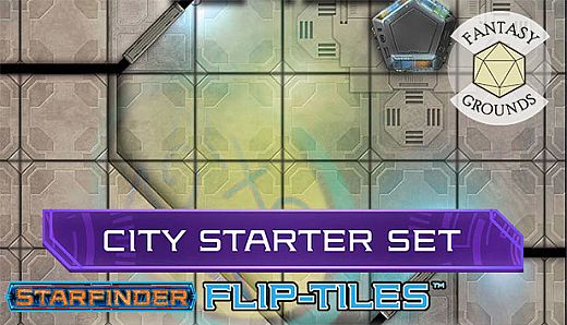 Fantasy Grounds - Starfinder RPG - Flip-Tiles - City Starter Set