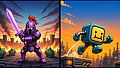The Heroic Knight & Bippo Bot (BUNDLE)